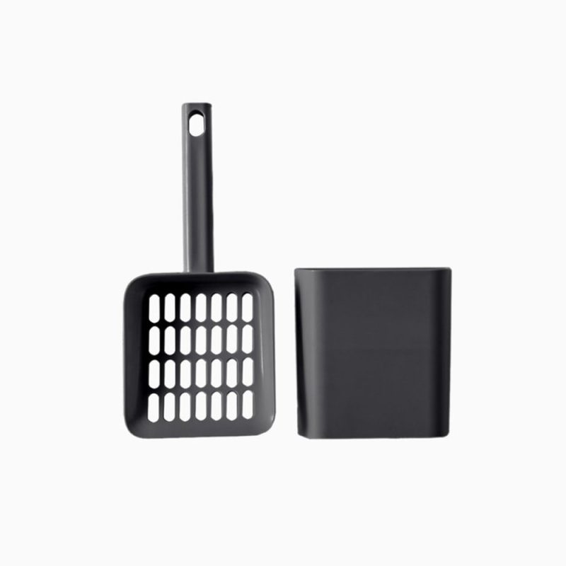 Hoopo® kattenbak schep met houder