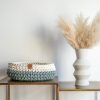 Sunny Basket two tone kattenmand wit creme en grijsgroen
