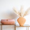 Sunny Basket two tone kattenmand blush roze en terracotta rood