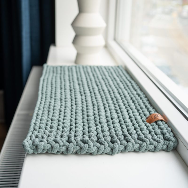 Sunny Mat two tone vensterbankmatje grijsgroen