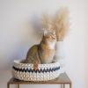 Sunny Basket stripe kattenmand
