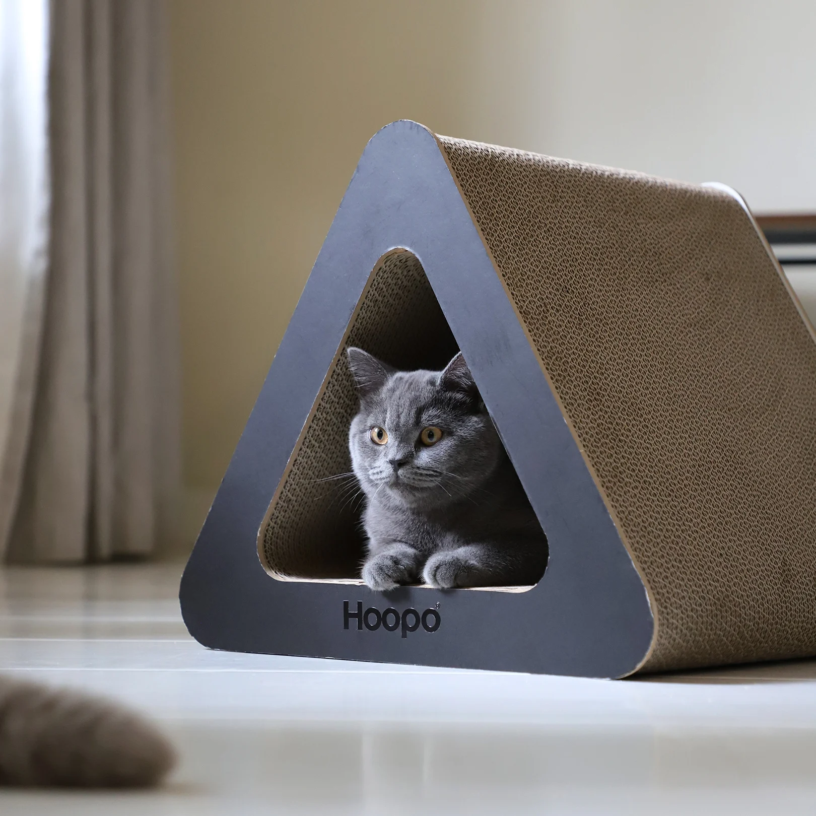 Hoopo® Triangle krabmeubel zwart