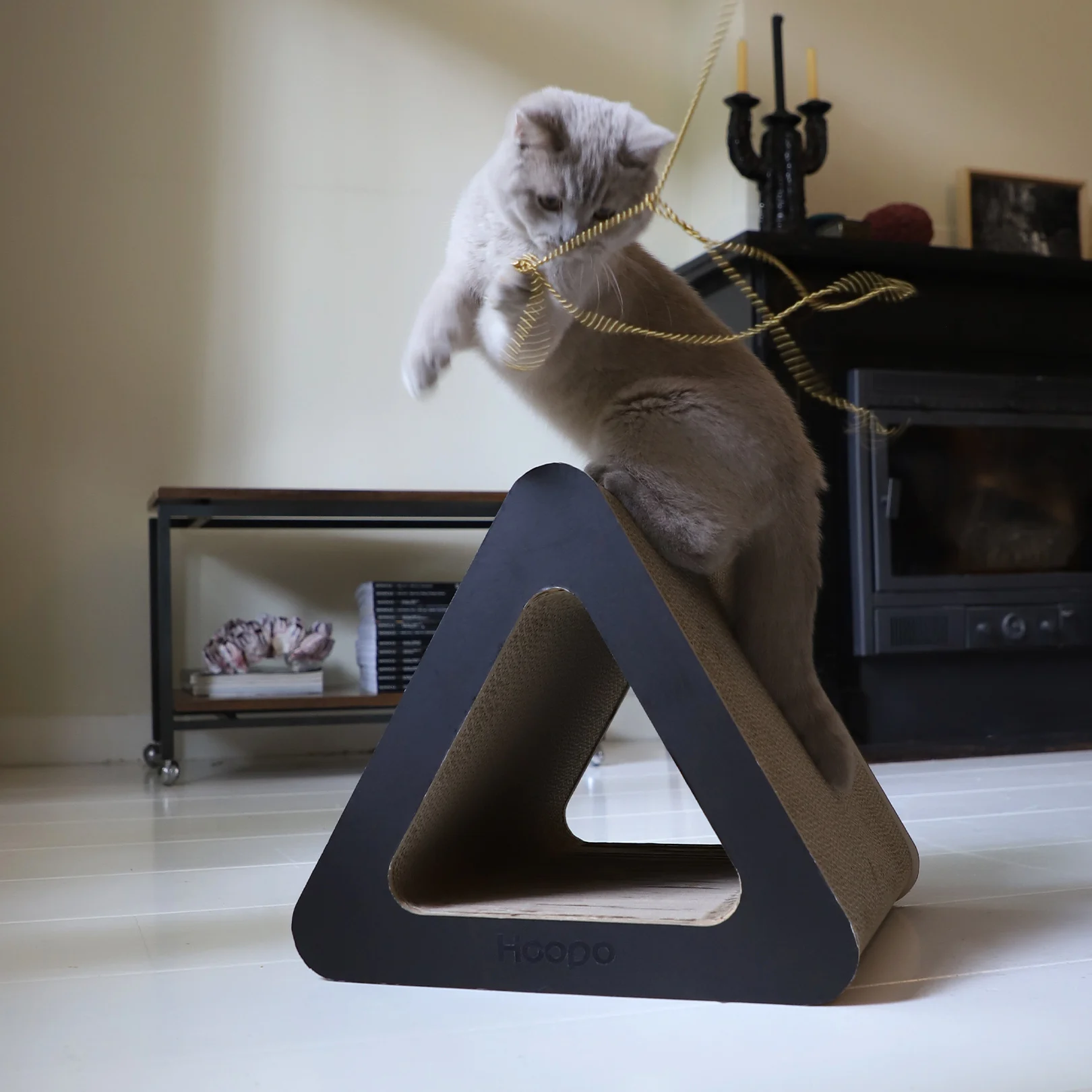 Hoopo® Triangle krabmeubel zwart